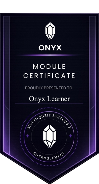 Onyx Module Certificate badge